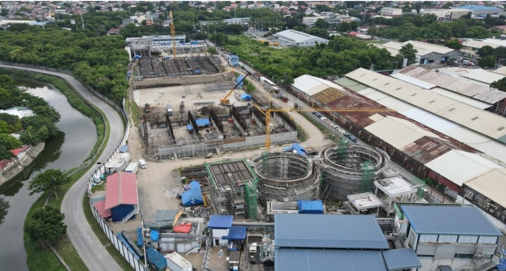 Maynilad sewage treatment facility construction under way