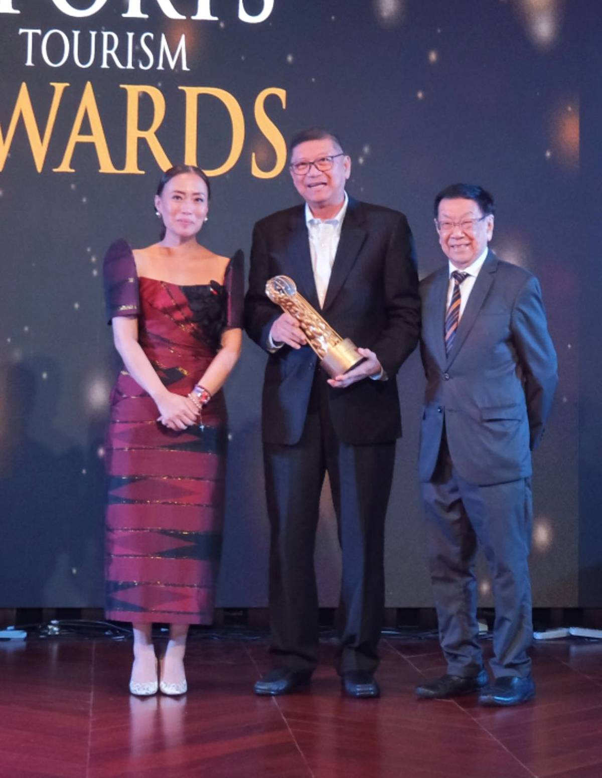 Tourism Promotions Board COO Marga Nograles,William Ramirez and Charles Lim.