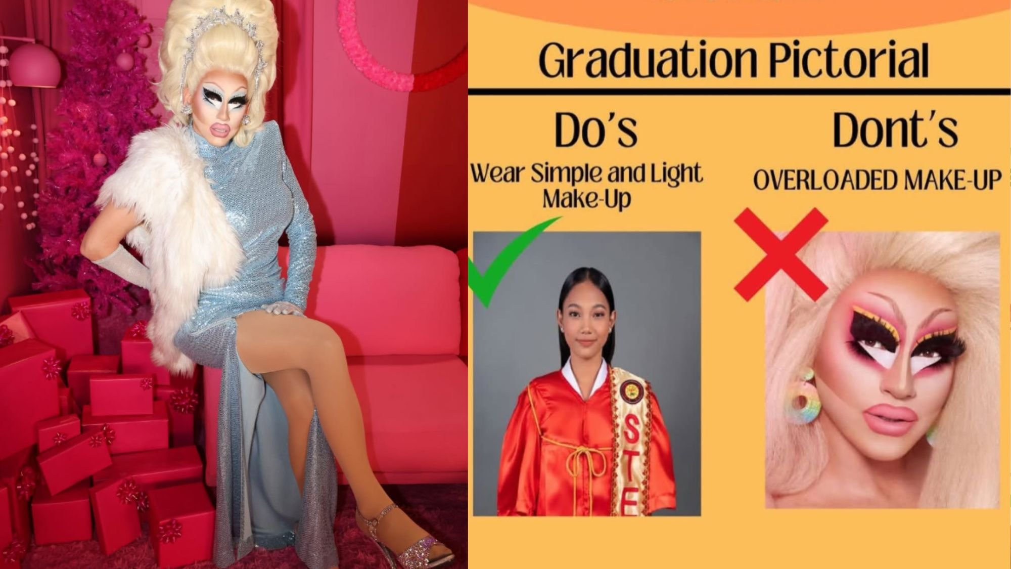 Trixie Mattel goes viral after Philippine college uses her photo for makeup warning