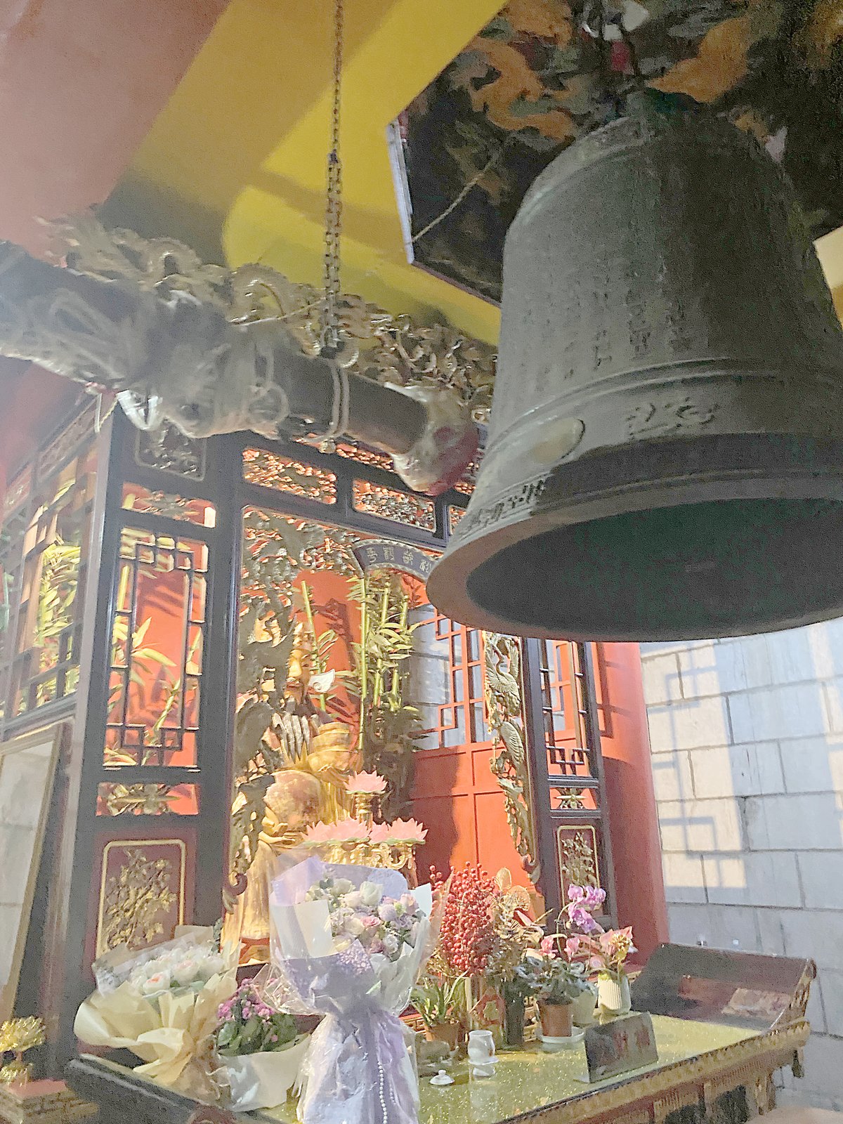 Solemn place for worship.