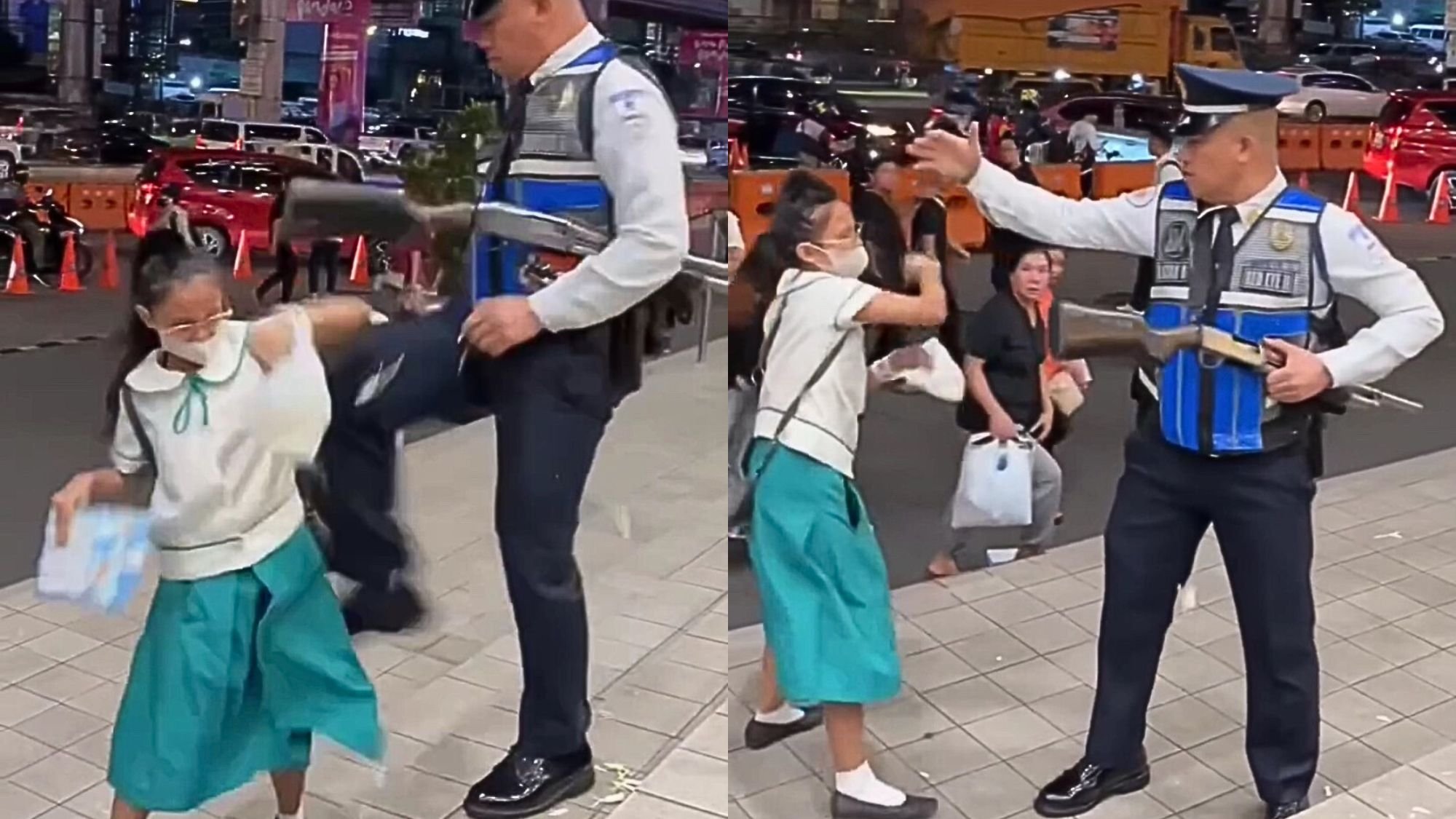 Guard caught destroying child vendor's sampaguita garlands, fired