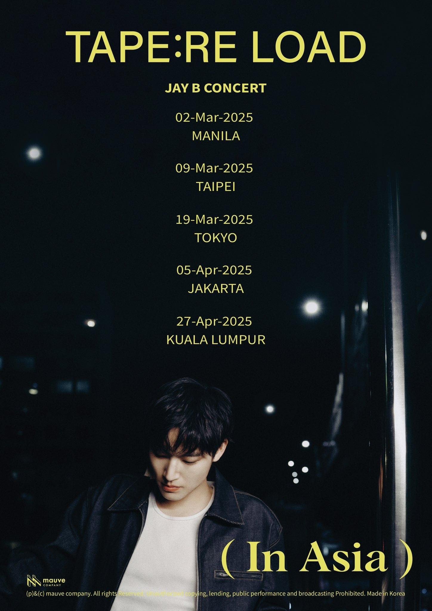 Jay B's Tape:Re Load tour hits Manila on 2 March!