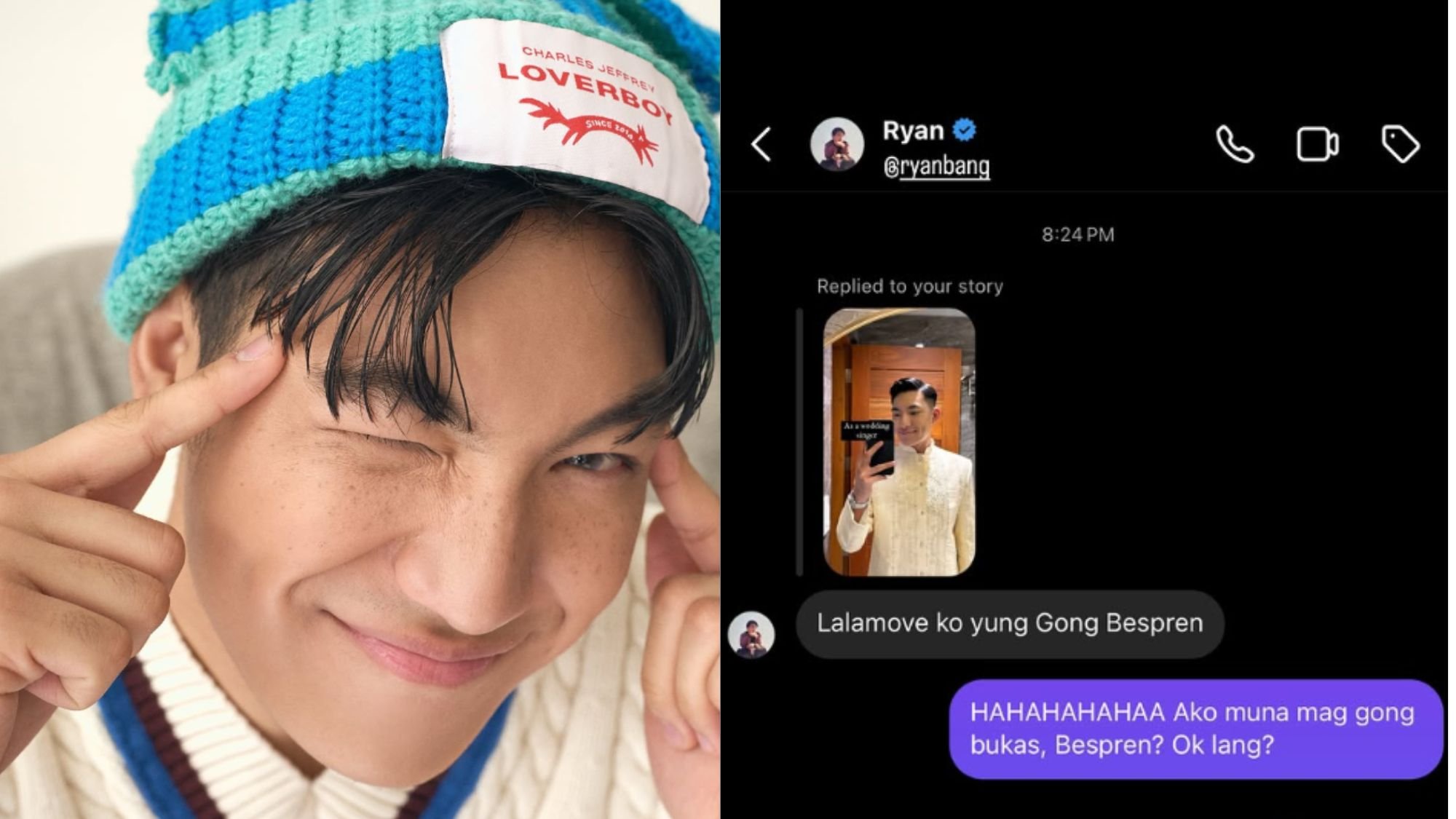 Darren Espanto shares hilarious exchange with Ryan Bang