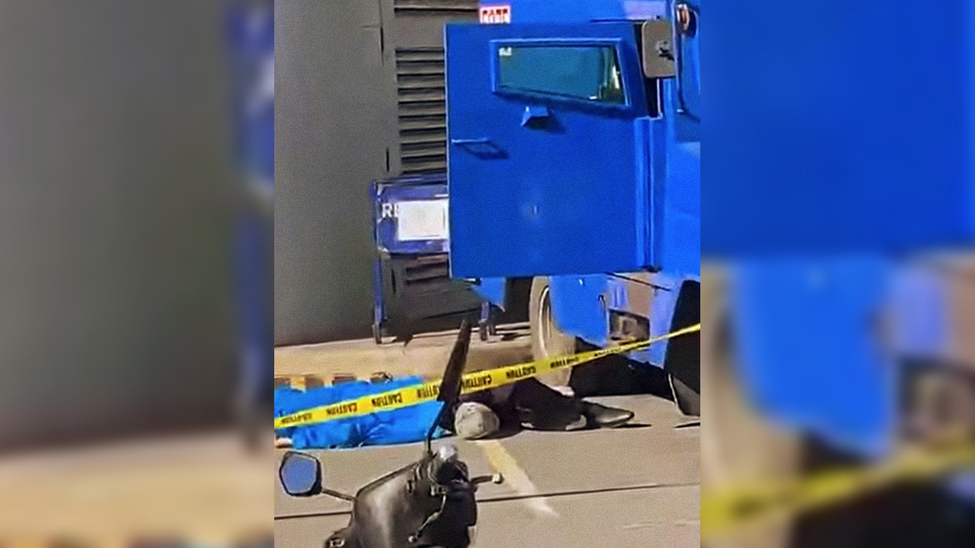Bank officer shoots himself