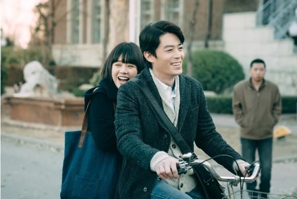 Sichun Ma and Wallace Hou in ‘Somewhere Winter.’