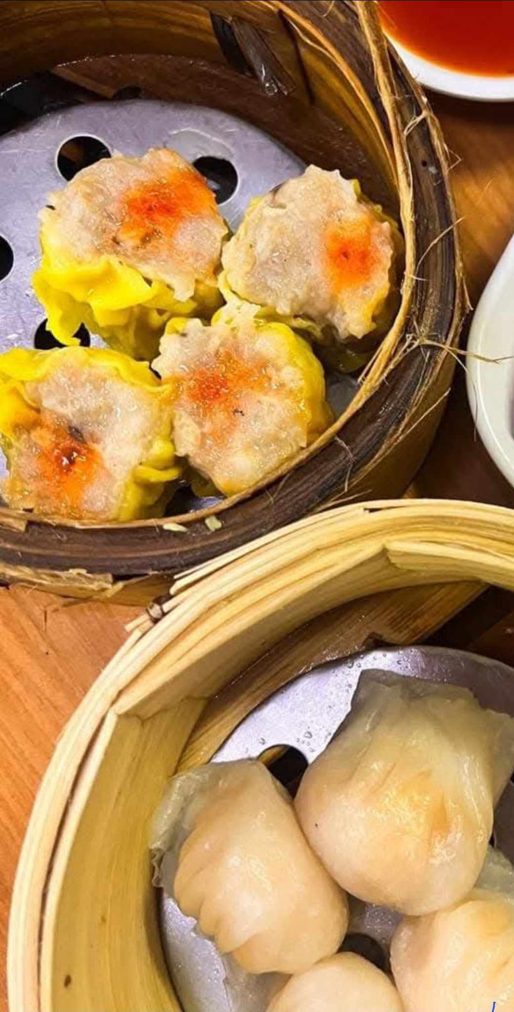 Siomai and hakaw.