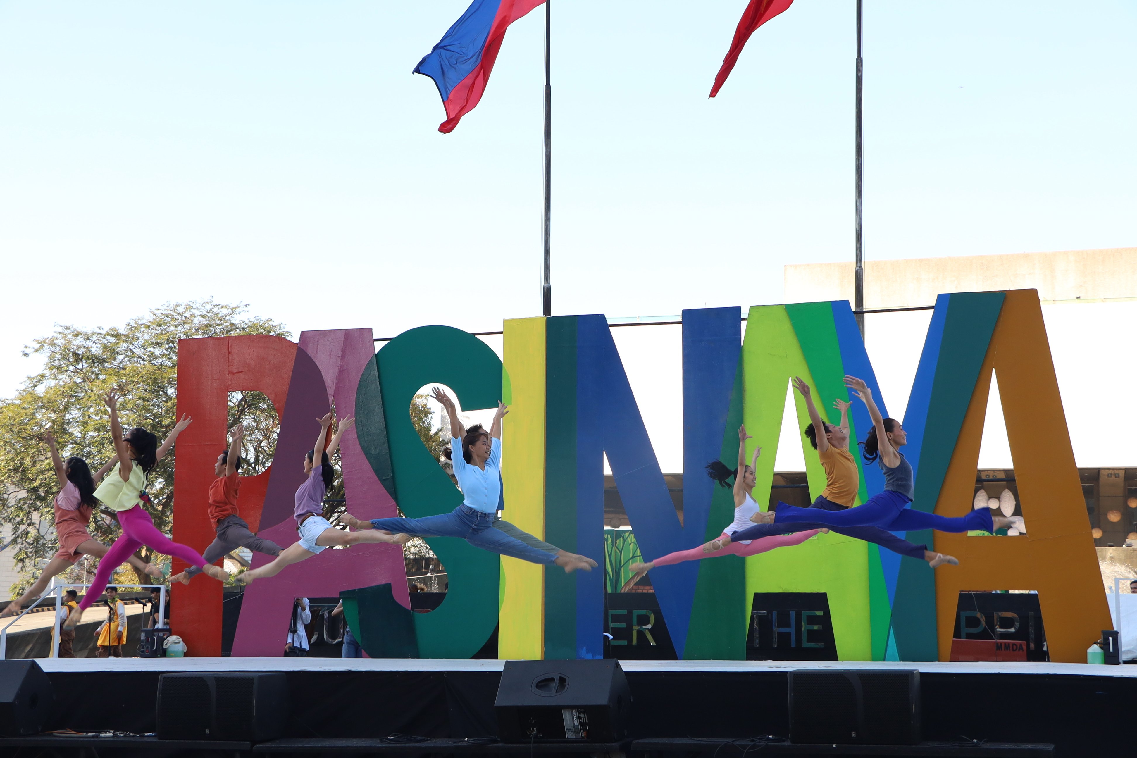 A ballet performance during the opening program.