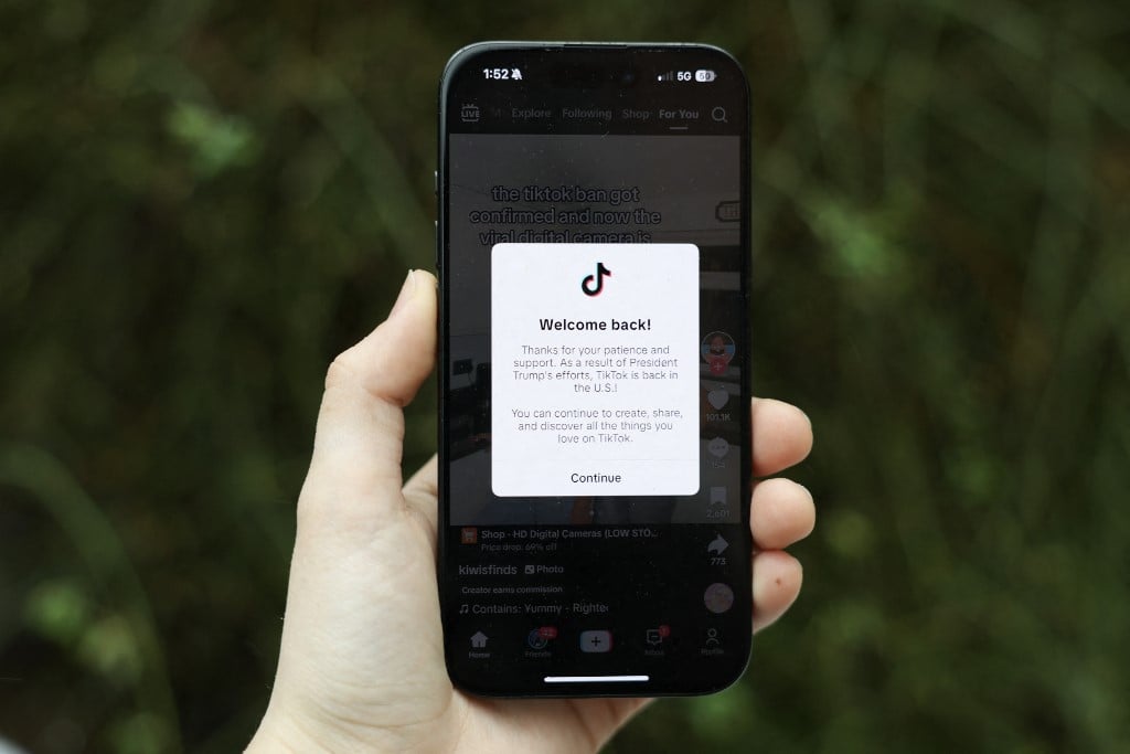 TikTok restores service in US, thanking Trump