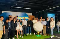 Malayan Insurance Co. Inc. team introduced its golf insurance at GolfX Sports Hub in Bonifacio Global City, Taguig.