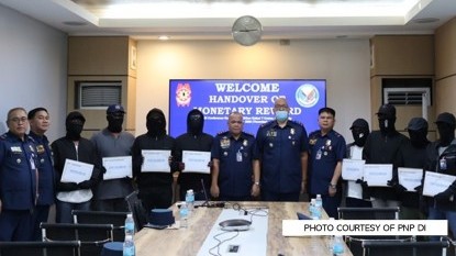 8 informants share P1.6M reward