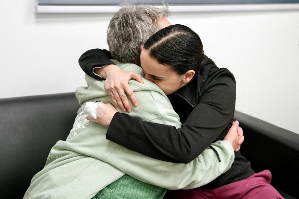 Israel army says freed Gaza hostages reunited with their mothers