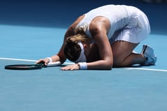 GAUFF GOES DOWN: Unheralded Spaniard coasts into Aussie Open semis