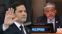 US Secretary of State Marco Rubio and Enrique Manalo, Foreign Minister of the Philippines.