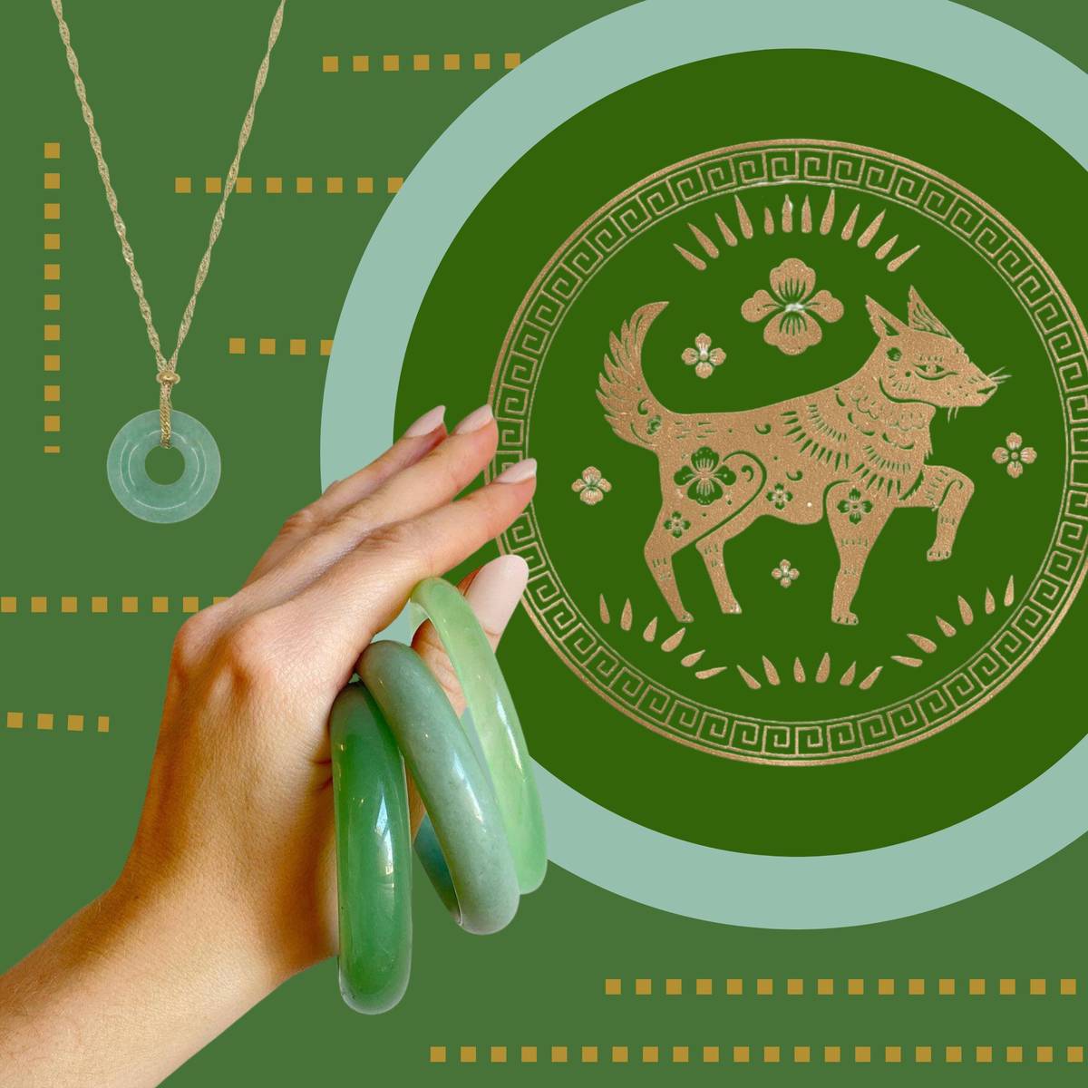 New year means renewal, symbolize it further by wearing jade accessories.