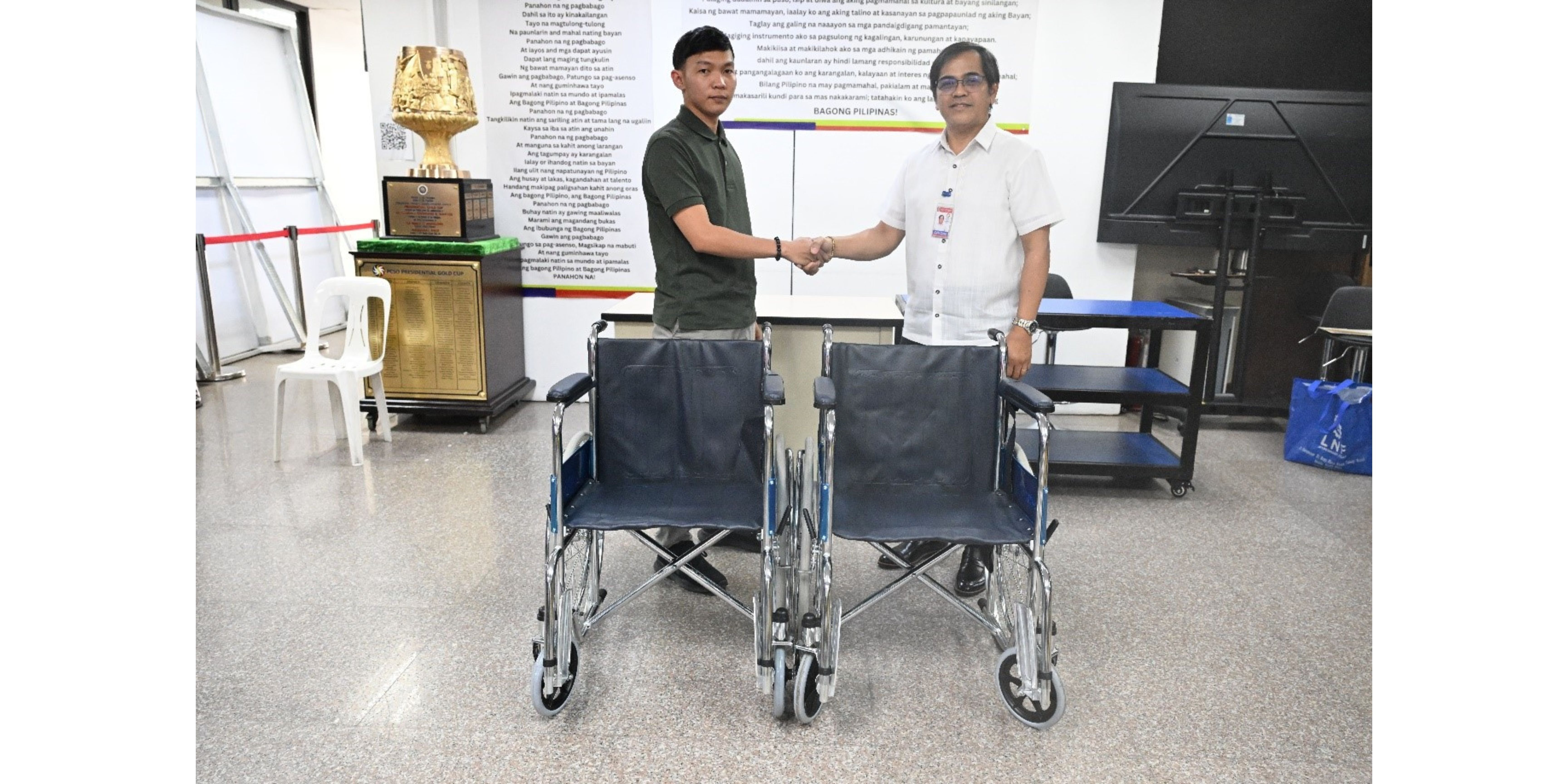 PCSO donates wheelchairs to Comelec Cam Sur, Catanduanes