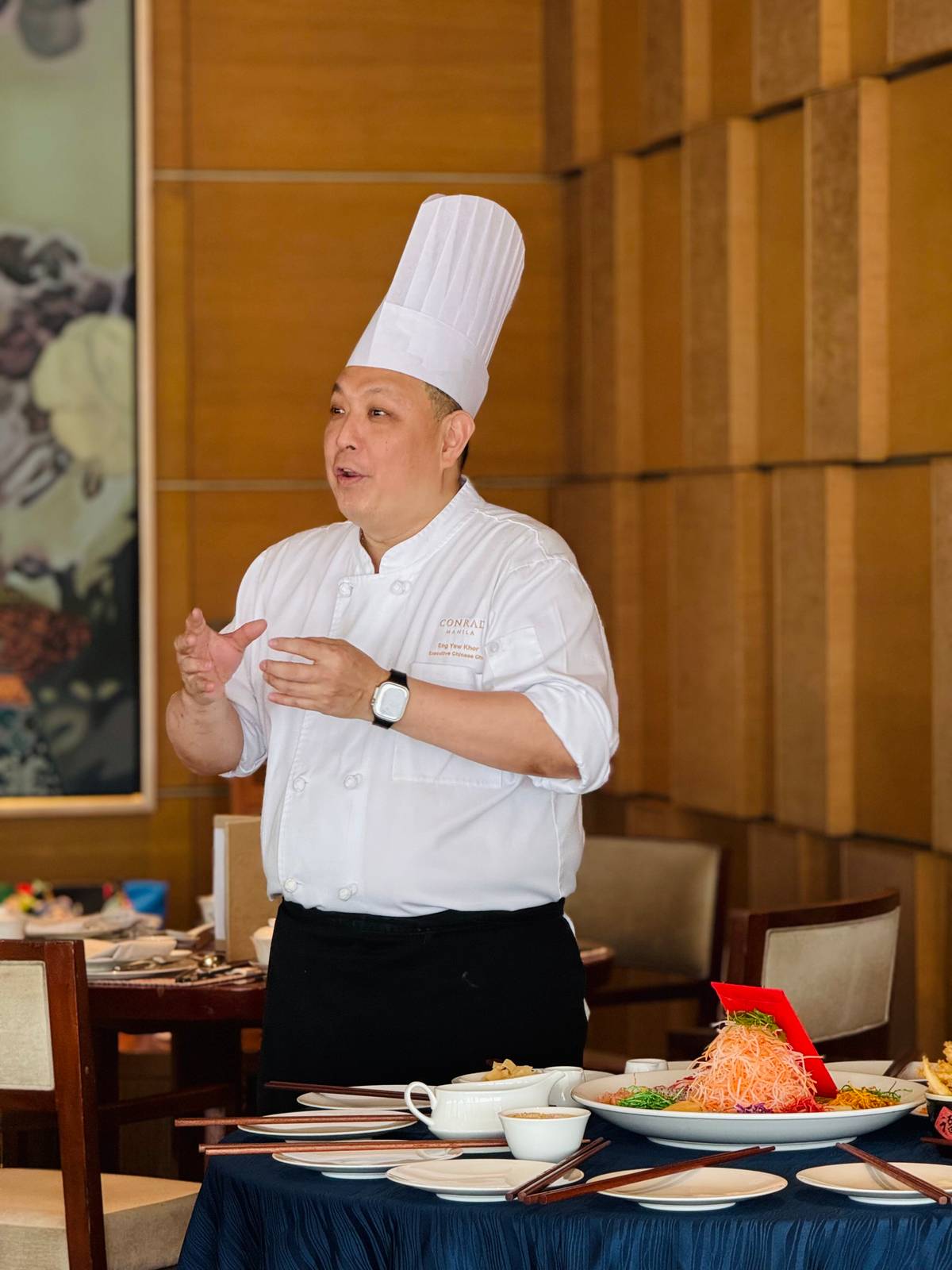 Executive Chinese Chef Eng Yew Khor.