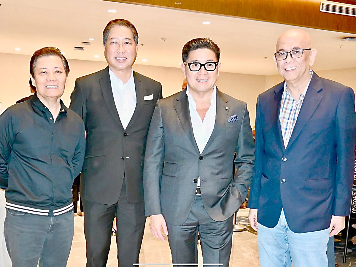 Atty. Rene Puno, JV Rustia, Anton Huang and Roberto 'Bobby' Alvarez.