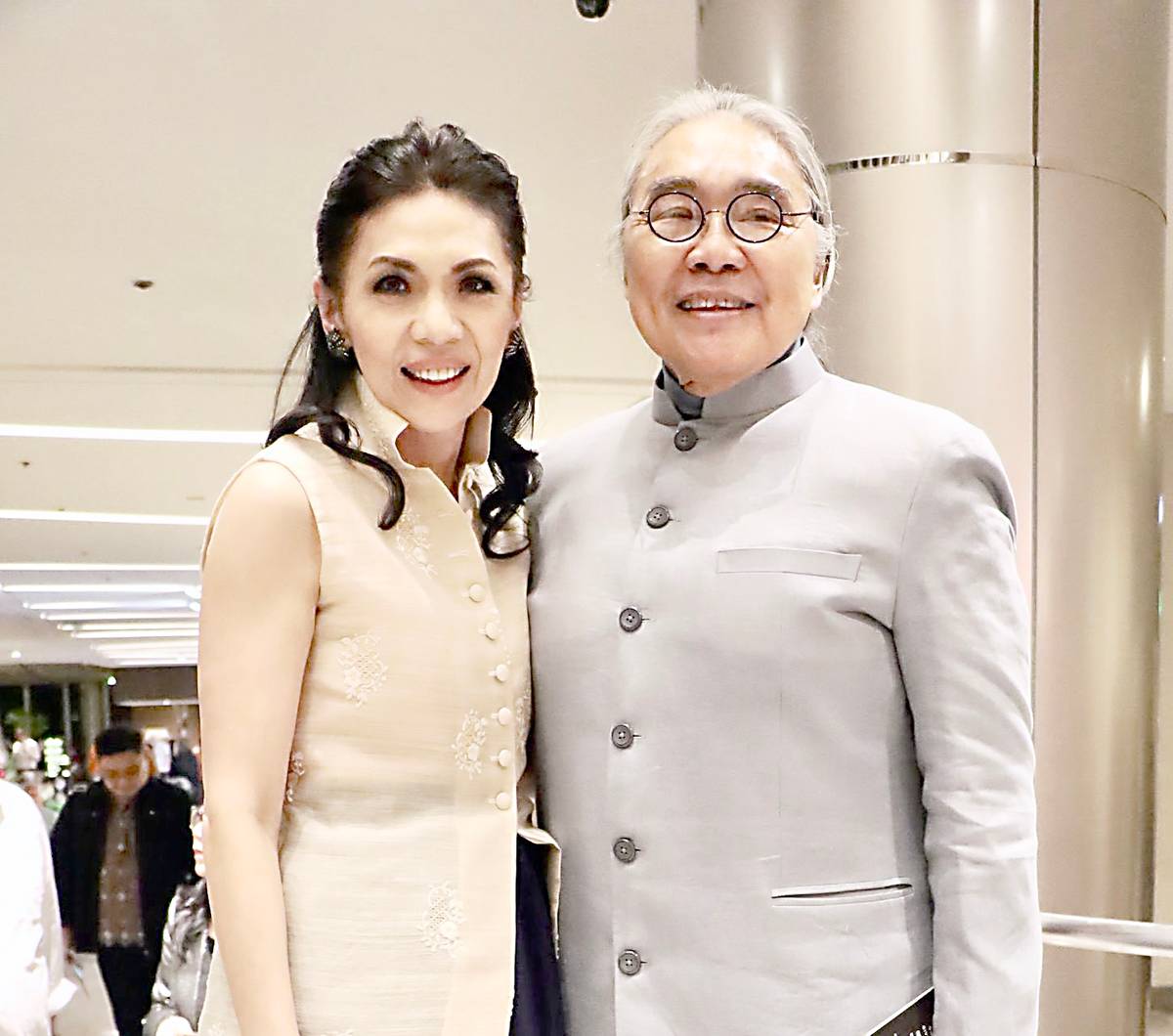 CCP president Kaye Tinga and Alex Cortez.