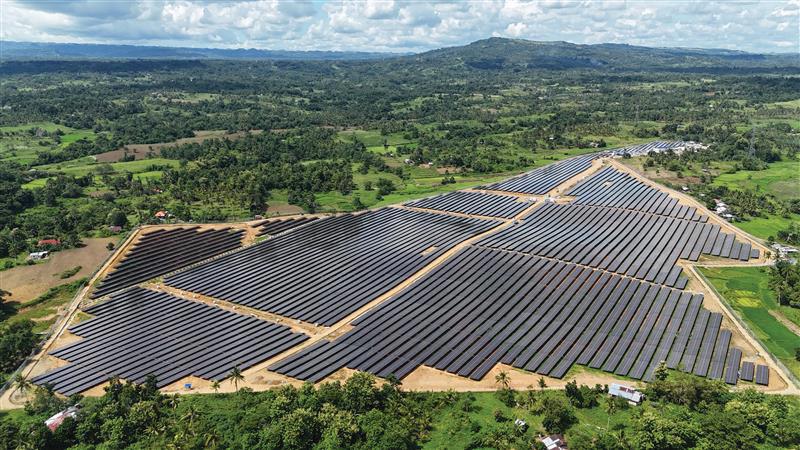 DAGOHOY Solar Power Project of PetroEnergy Resources Corp. of the Yuchengco Group in Dagohoy, Bohol.