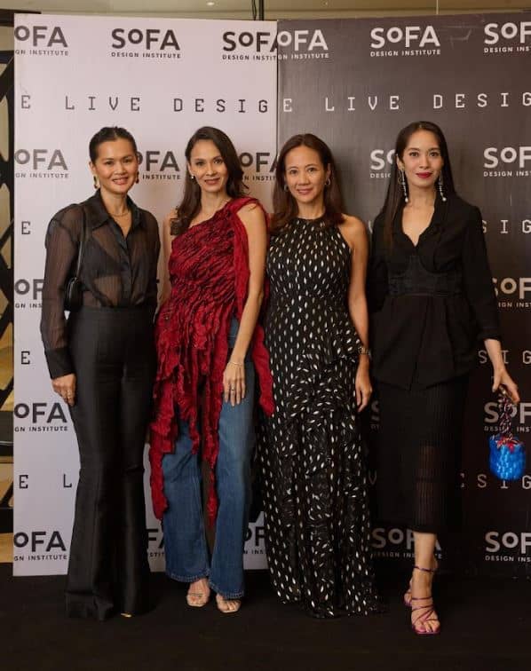 SoFA co-founders Loralee Soong and Amina Aranaz-Alunan, board member Christine Laman, director for Academic and Student Affairs Mads Constantino.