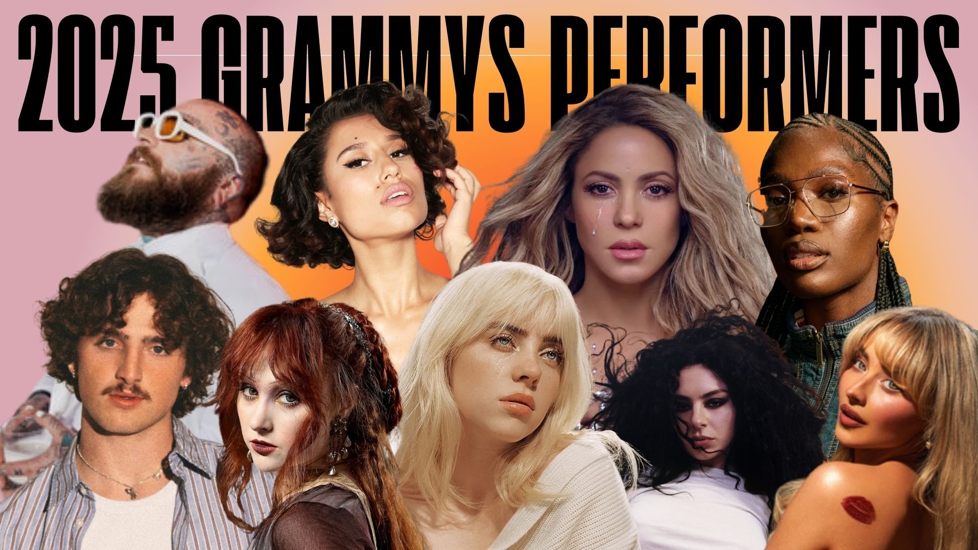 Billie Eilish, Sabrina Carpenter, Charli XCX, and more to take the stage at 2025 Grammys