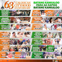 Job fair, health programs, mark Caloocan’s cityhood anniversary