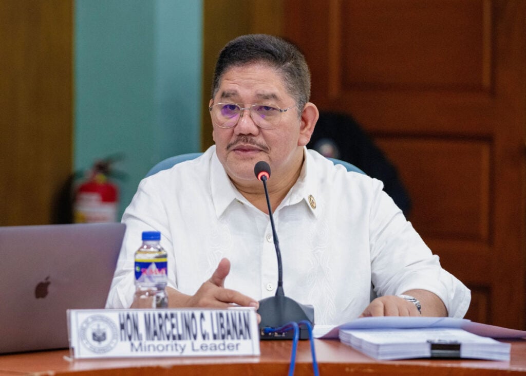 House Minority Leader Marcelino Libanan