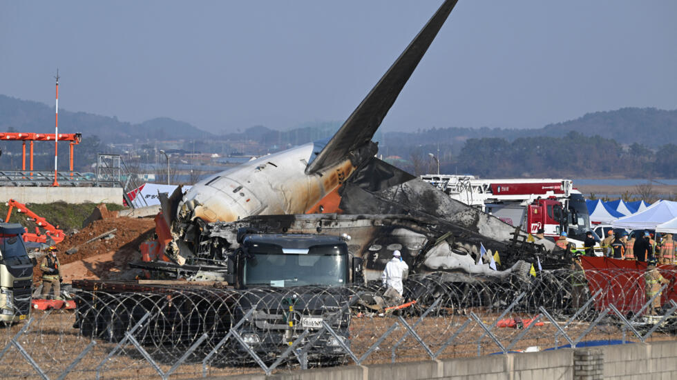 Bird feathers, bloodstains found 
in Jeju jet engines
