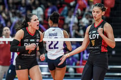 NO HOLDS BARRED: Sister squads Cignal, PLDT get down to business
