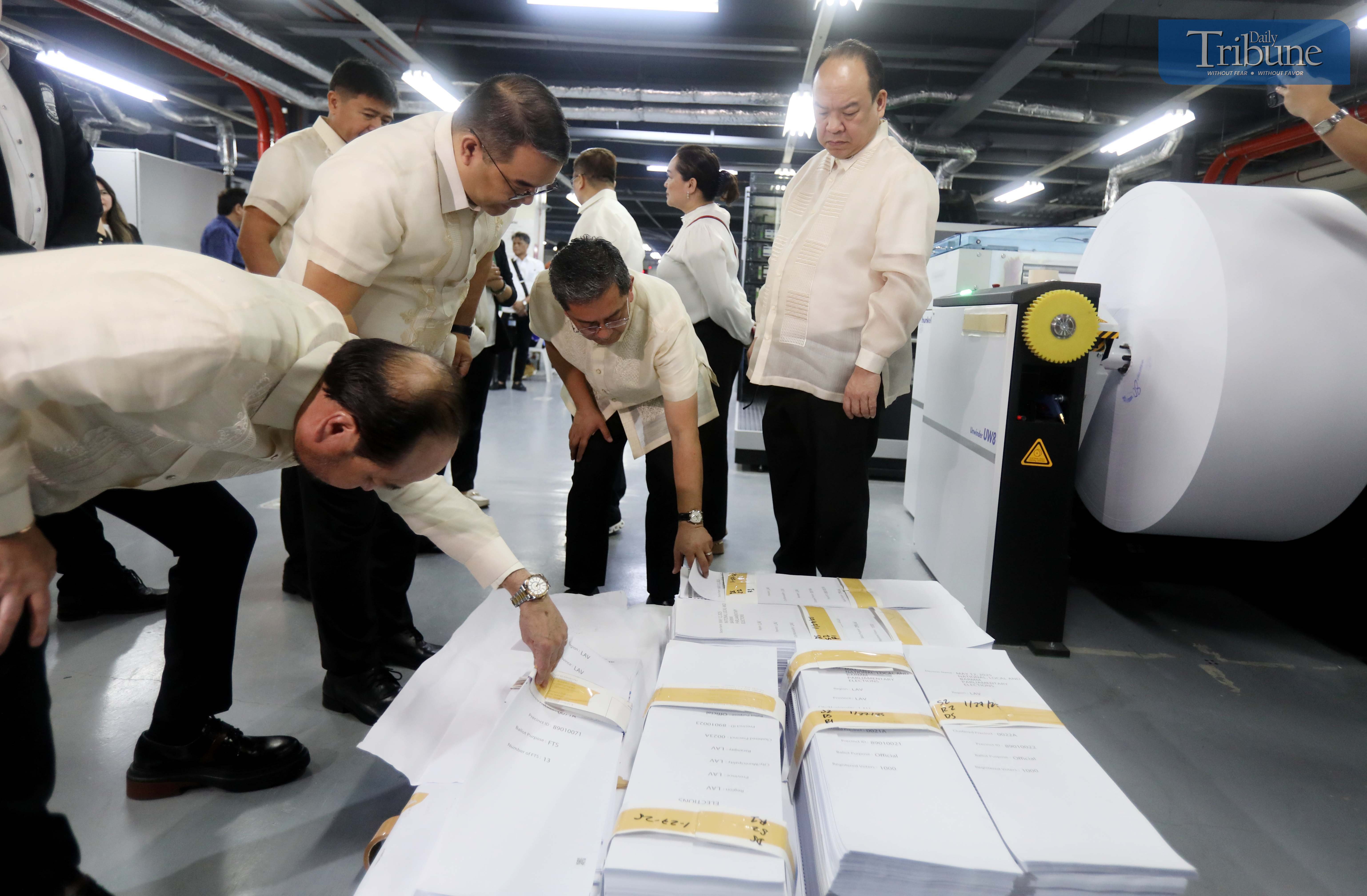Almost 30M ballots printed — Comelec