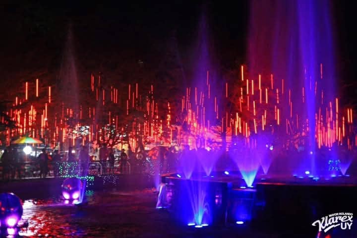 Firework display at Rio de Oro Boulevard on Monday night.