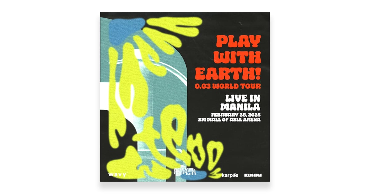 Get ready to experience the unique sound of South Korean indie rock band Wave to Earth live at the SM Mall of Asia Arena