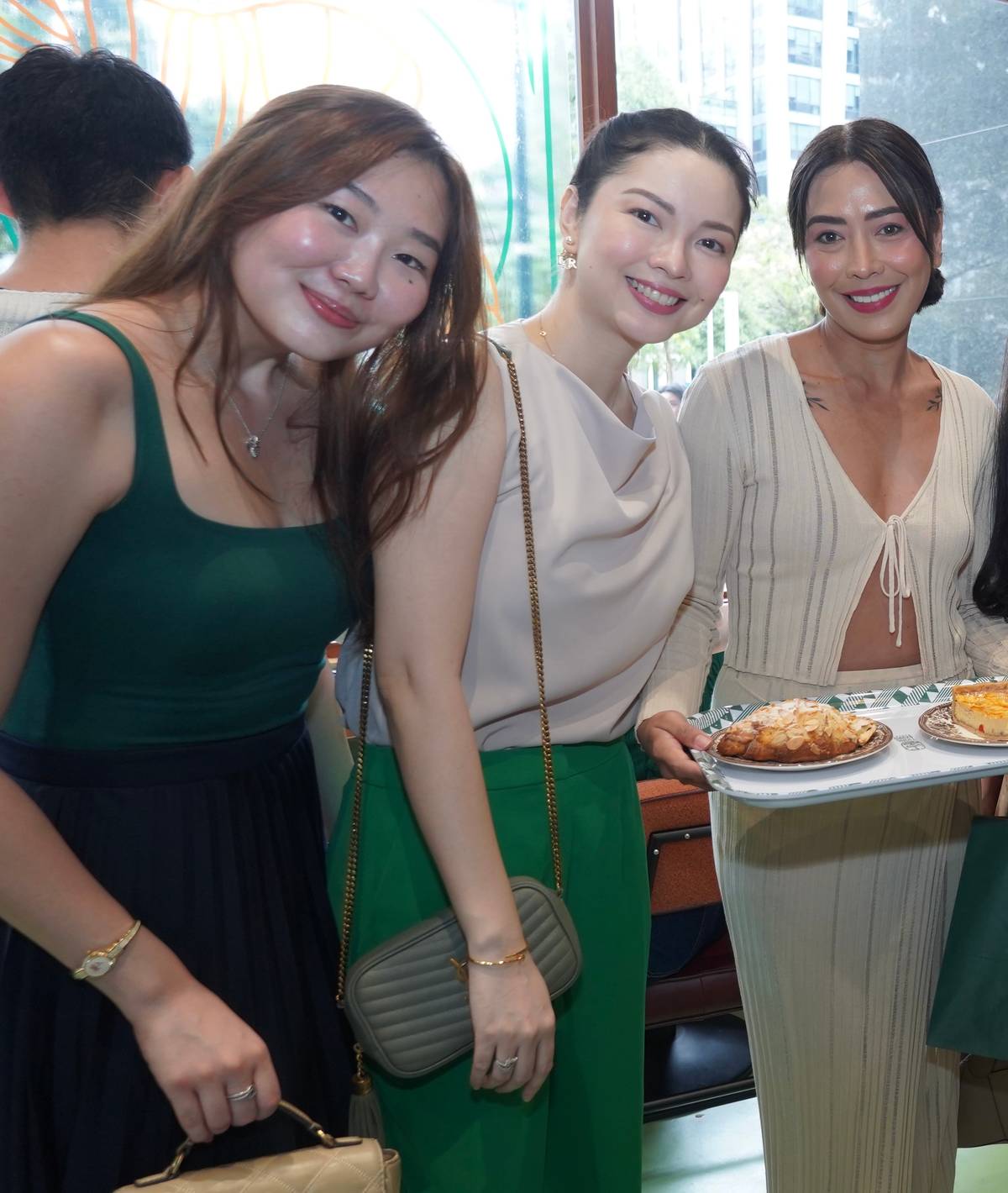 Denisse Tan, Bambi del Rosario Young and Marie Field Faith.