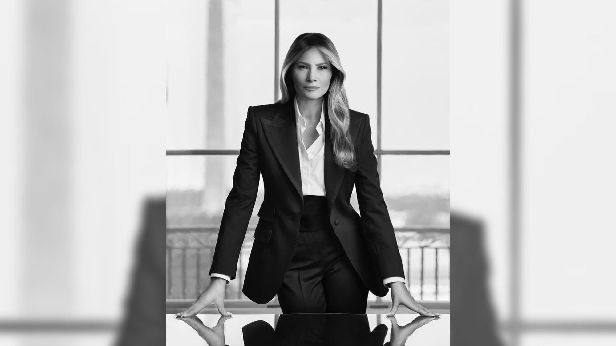 The White House releases Melania Trump’s official portrait