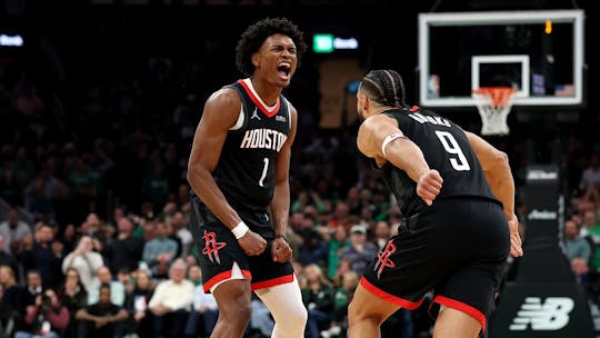 Amen Thompson making the game winner with less than a second left.