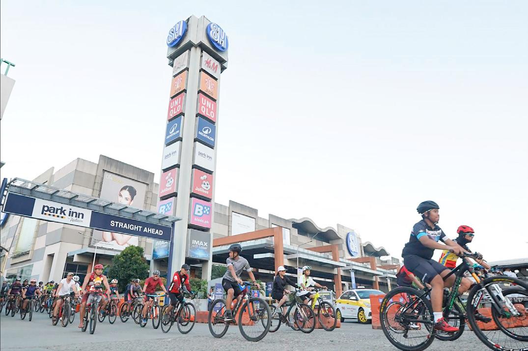 The AweSM Dinagyang Fun Ride 2025 brought together over 400 participants in a powerful celebration of health, wellness,
and community spirit.
