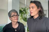 Marites Gutierrez and son Chris, thanks fans for their support and prayers.