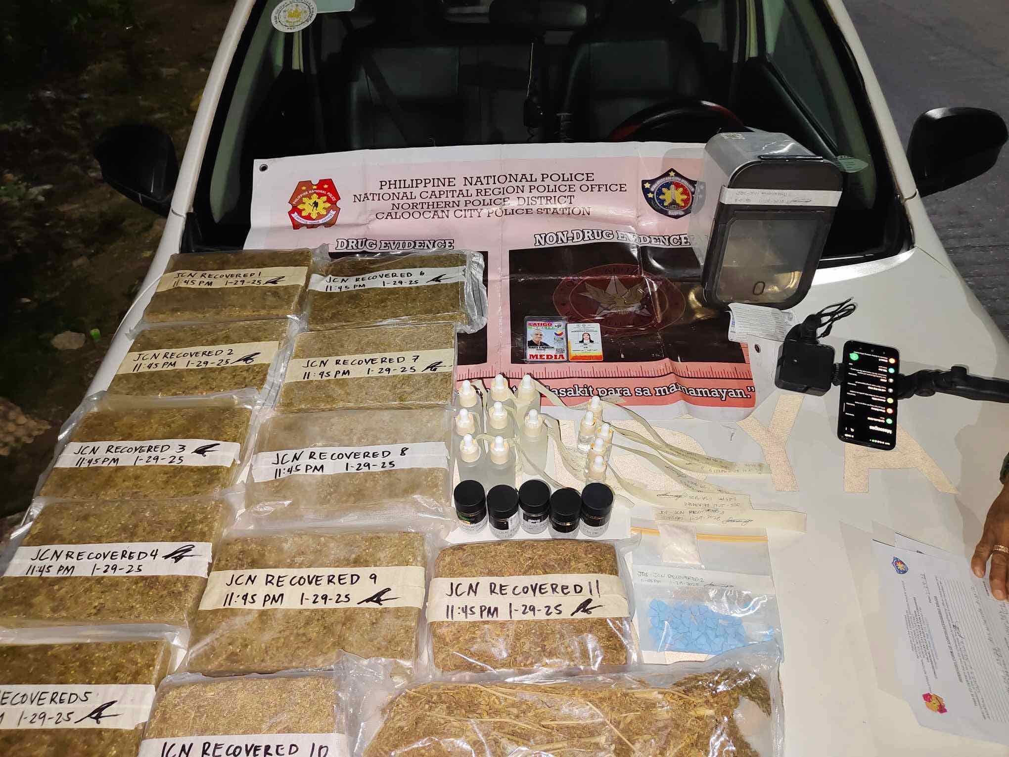 Delivery rider arrested with P1.5-M worth of illegal drugs