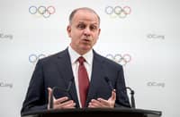 Candidate to the presidency of the International Olympic Committee (IOC) Prince Feisal al-Hussein of Jordan, speaks during a press conference following a presentation before fellow IOC members, in Lausanne on January 30, 2025. Seven candidates are competing in the elections for the IOC presidency at the 143rd IOC Session to be held in Greece from March 18 to 21, 2025.