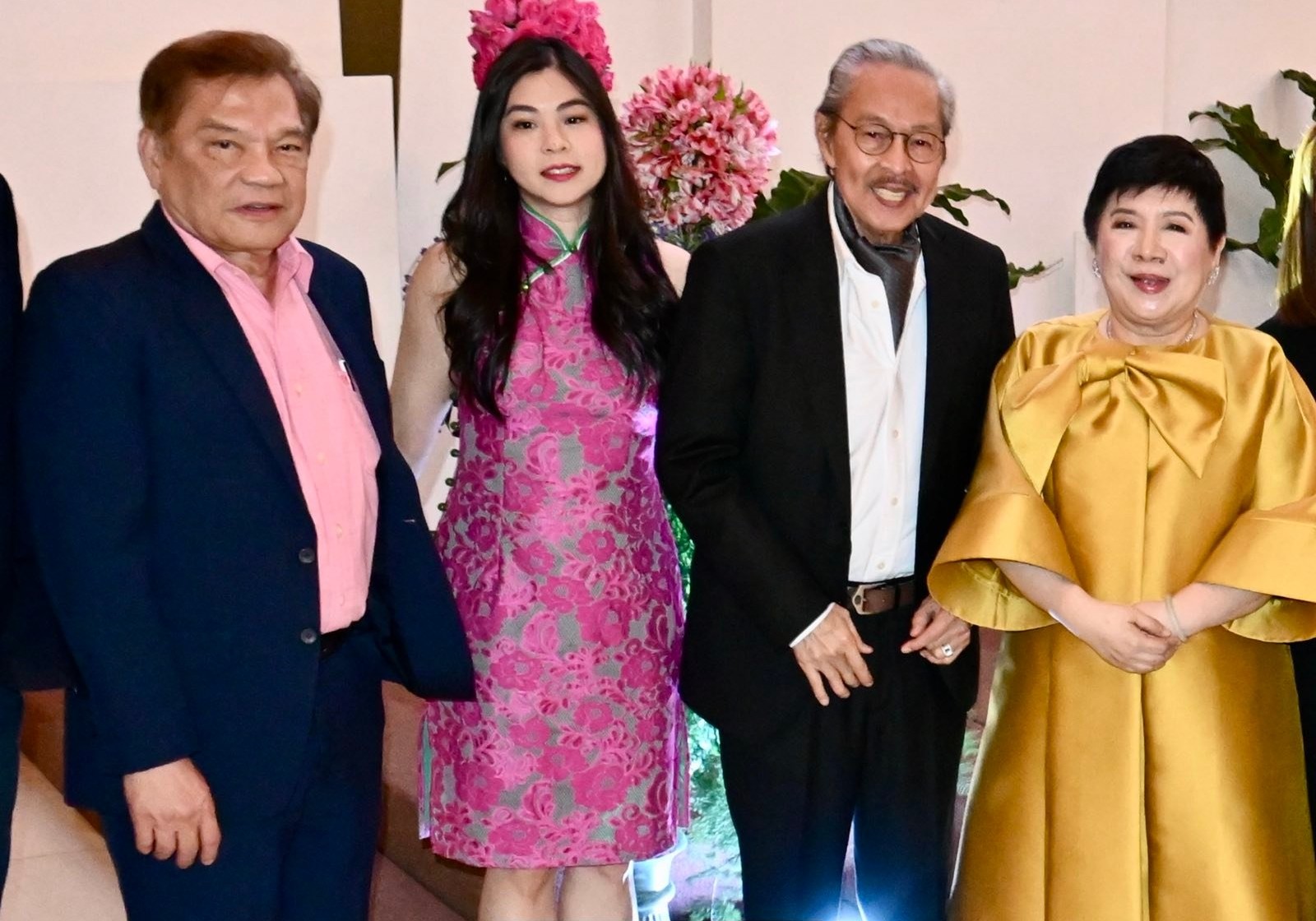 Former Senator Joey Lina, Anna Orlina, Ramon Orlina and Betty Chua.