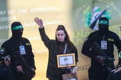 Hamas hands over woman hostage as third exchange begins