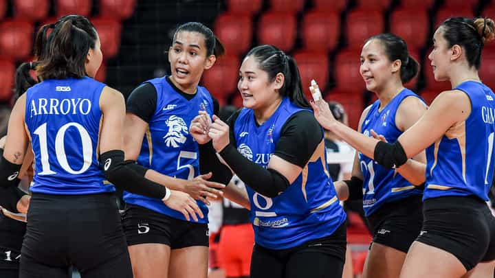 Clo Mondonedo (middle) and ZUS Coffee score a 25-22, 25-22, 23-25, 25-20 win over Chery Tiggo in the PVL All-Filipino Conference on Thursday at the Philsports Arena.