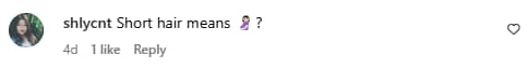 Screengrab from Marian Rivera's comment section on Instagram