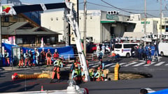1.2-M in Japan urged to cut water use to aid sinkhole rescue