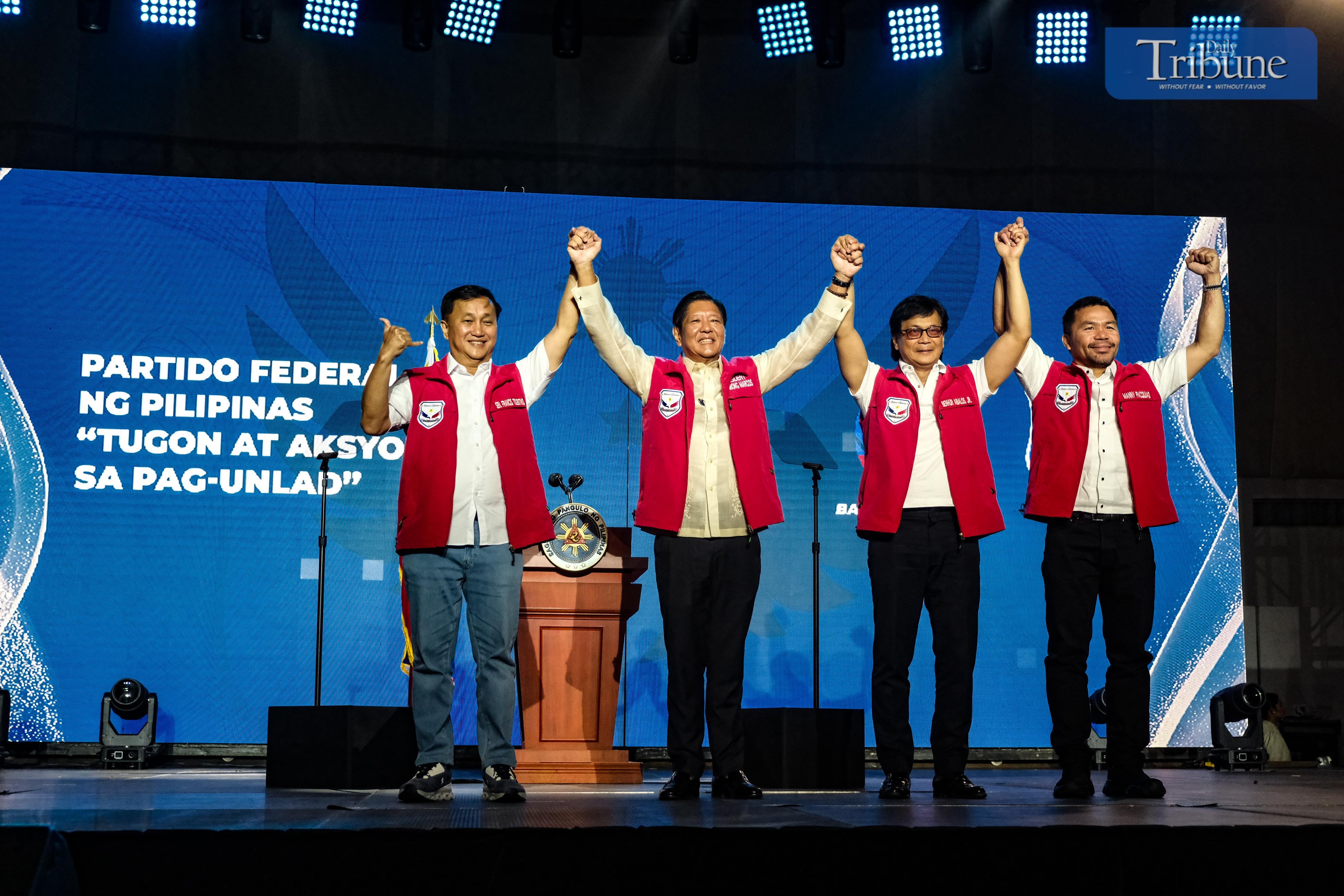 Marcos leads PFP Convergence Summit with Tolentino, Abalos, and Pacquiao