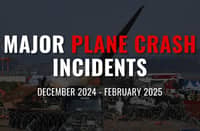 Tragic weeks in aviation: Nine major plane incidents since December 2024