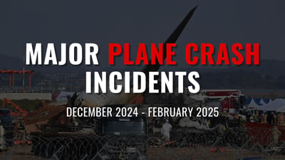 Tragic weeks in aviation: Nine major plane incidents since December 2024