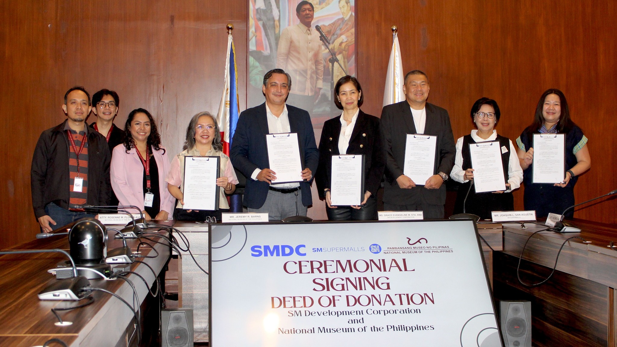NMP accepts SMDC service donation