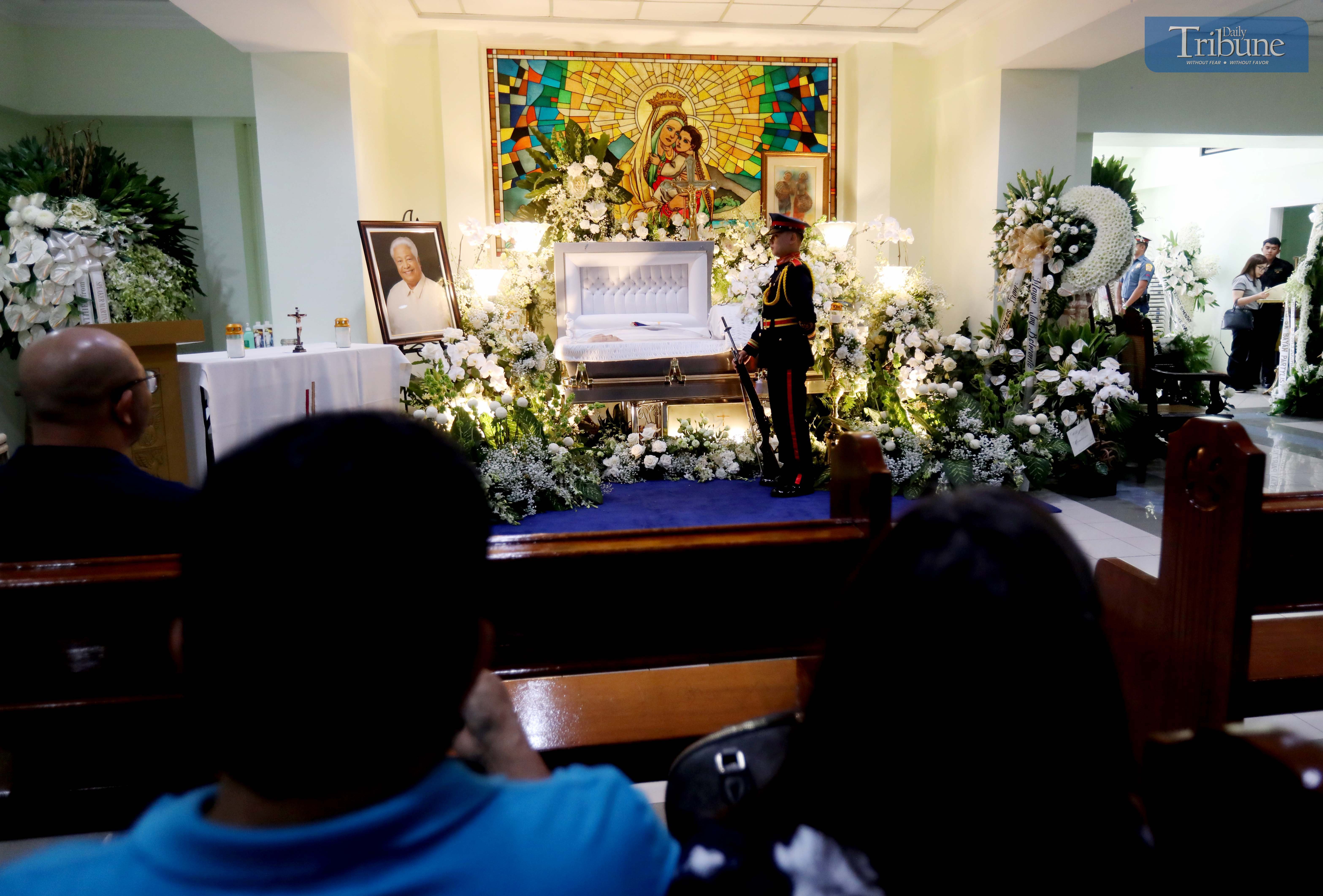 Paying respects to Rep. Lagman