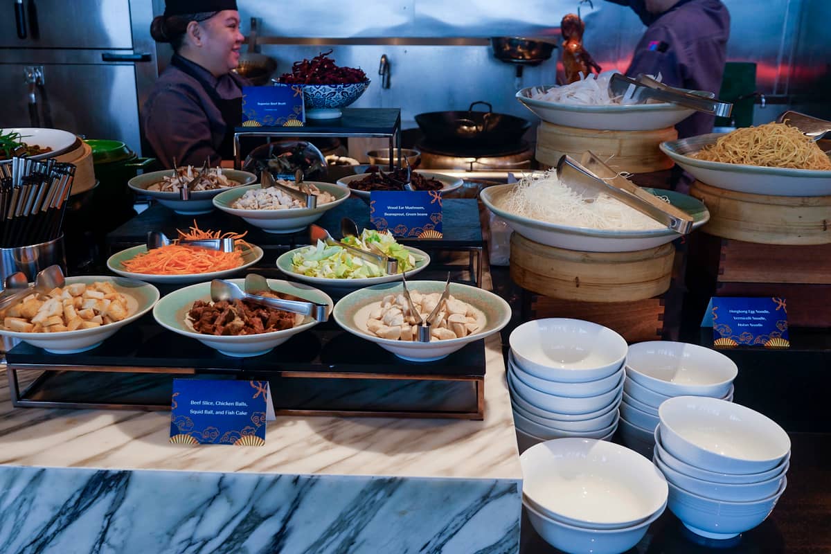 The hotpot choices.